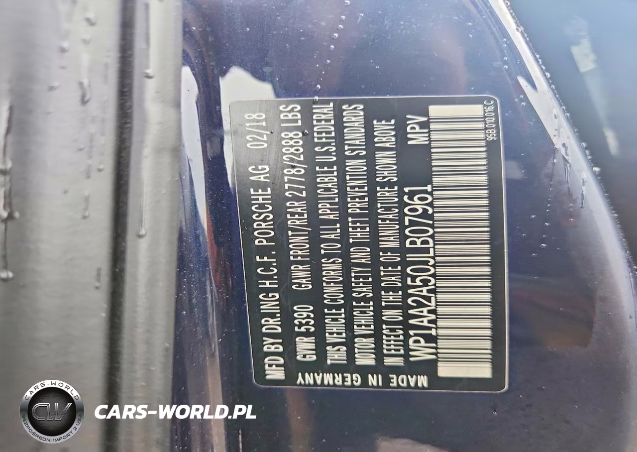 2018 Porsche Macan VIN:WP1AA2A50JLB07961 - 12