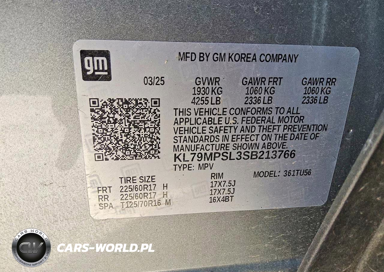 2025 Chevrolet Trailblazer Lt VIN:KL79MPSL3SB213766 - 13