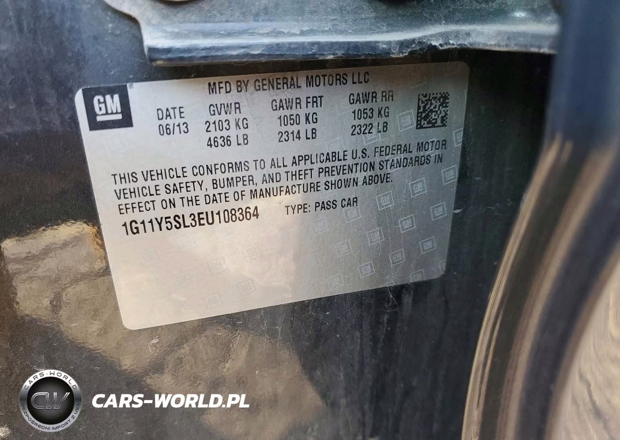 2014 Chevrolet Impala Ls VIN:1G11Y5SL3EU108364 - 12