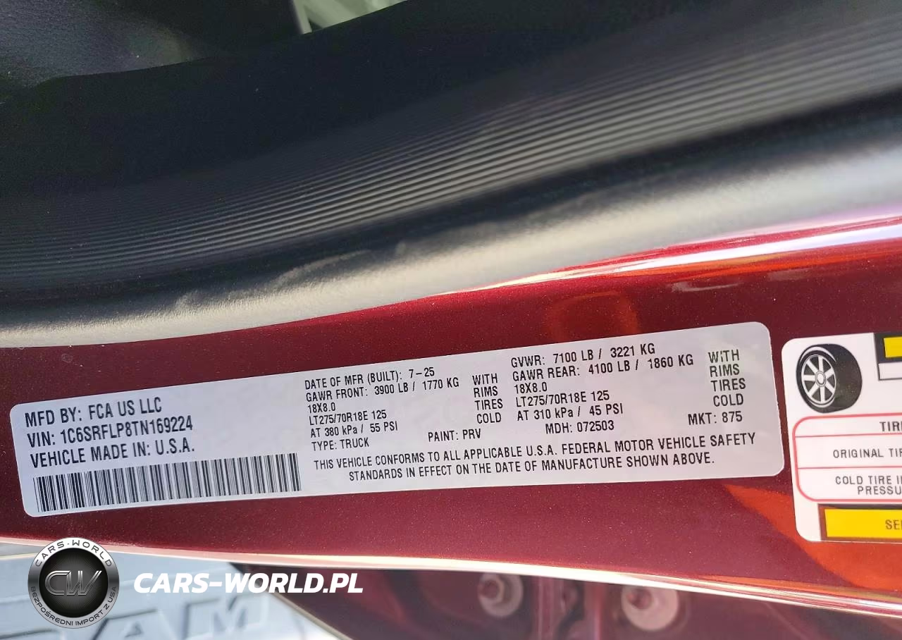 2026 Ram 1500 Rebel VIN:1C6SRFLP8TN169224 - 12