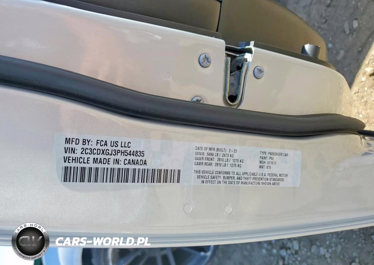 2023 Dodge Charger Scat Pack VIN:2C3CDXGJ3PH544835 - 12
