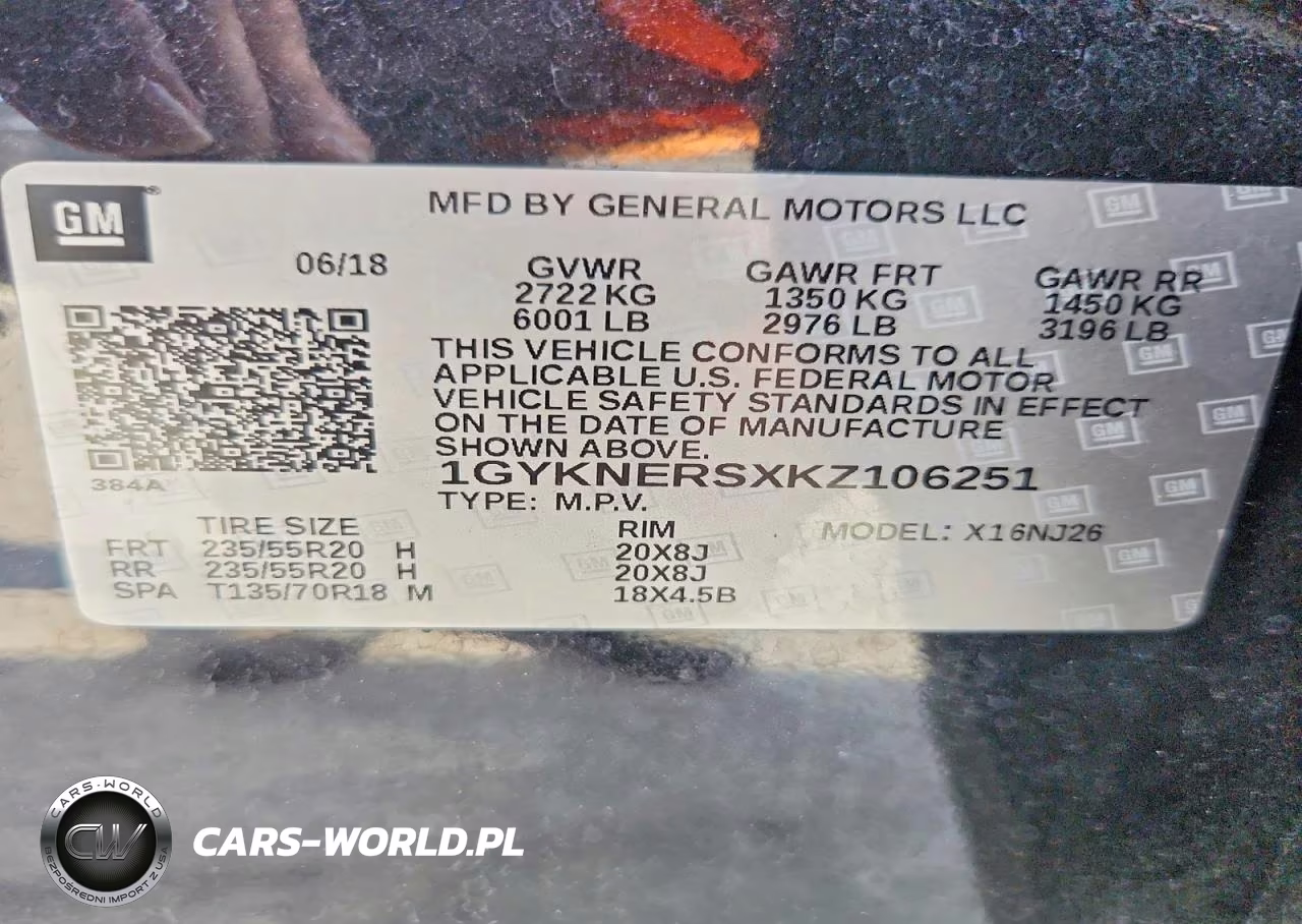 2019 Cadillac Xt5 Premium Luxury VIN:1GYKNERSXKZ106251 - 14