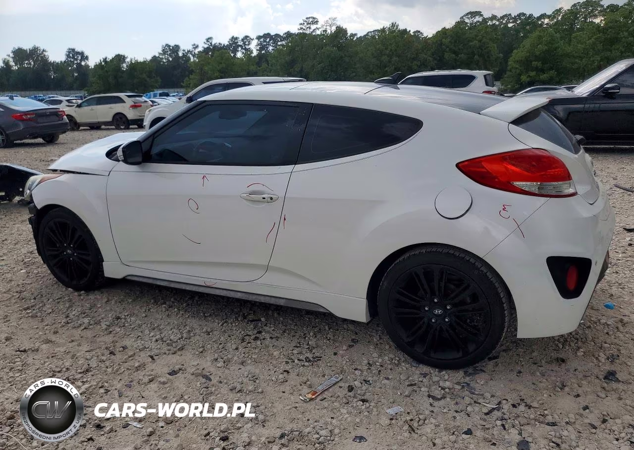 2016 Hyundai Veloster Turbo VIN:KMHTC6AE5GU282961 - 2