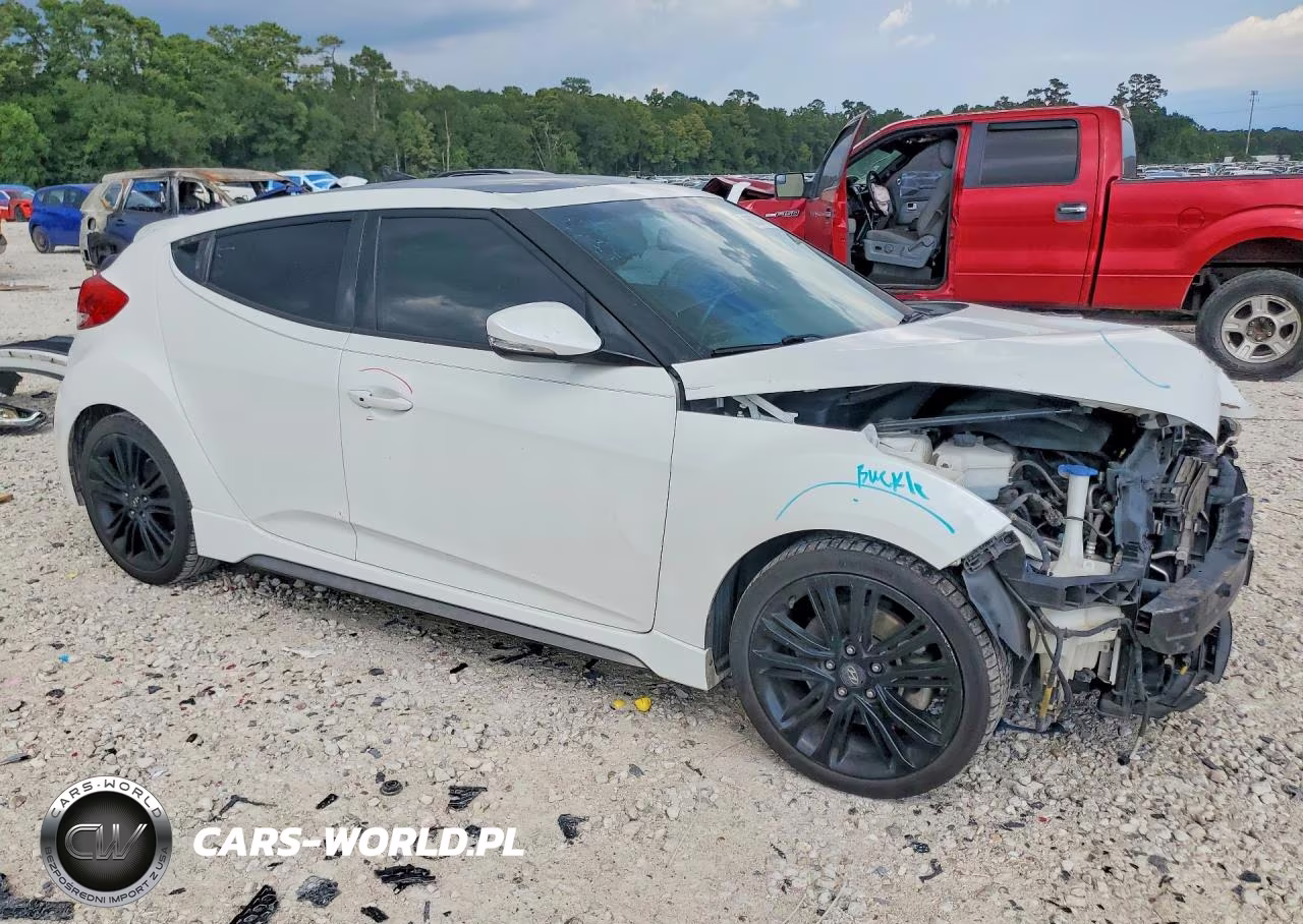 2016 Hyundai Veloster Turbo VIN:KMHTC6AE5GU282961 - 4