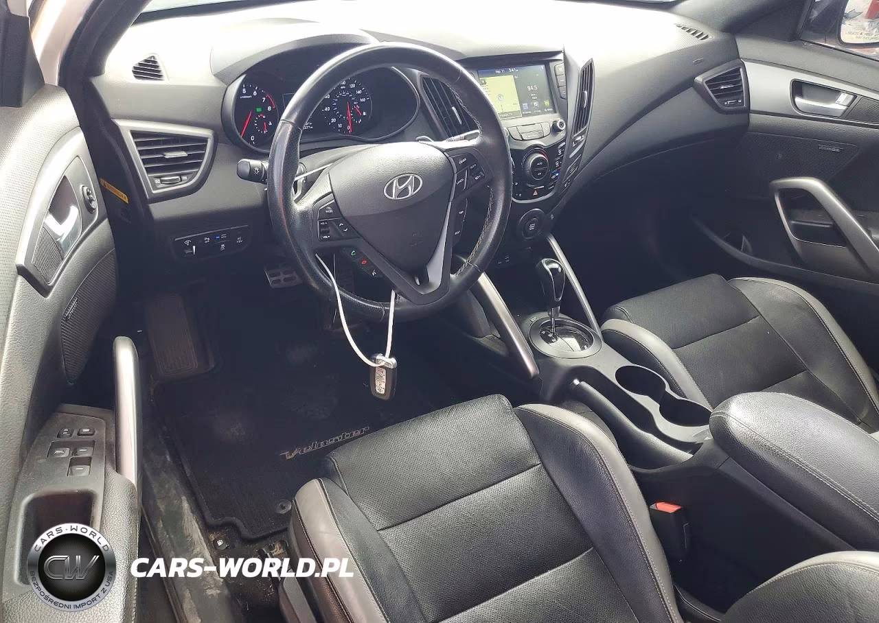 2016 Hyundai Veloster Turbo VIN:KMHTC6AE5GU282961 - 8