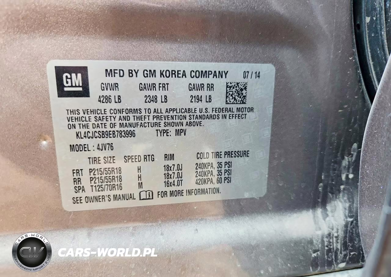 2014 Buick Encore VIN:KL4CJCSB9EB783996 - 13