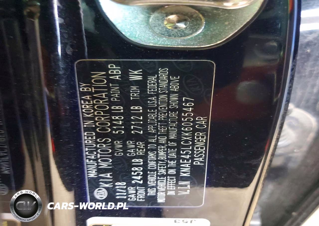 2019 Kia Stinger Gt1 VIN:KNAE45LCXK6055467 - 12