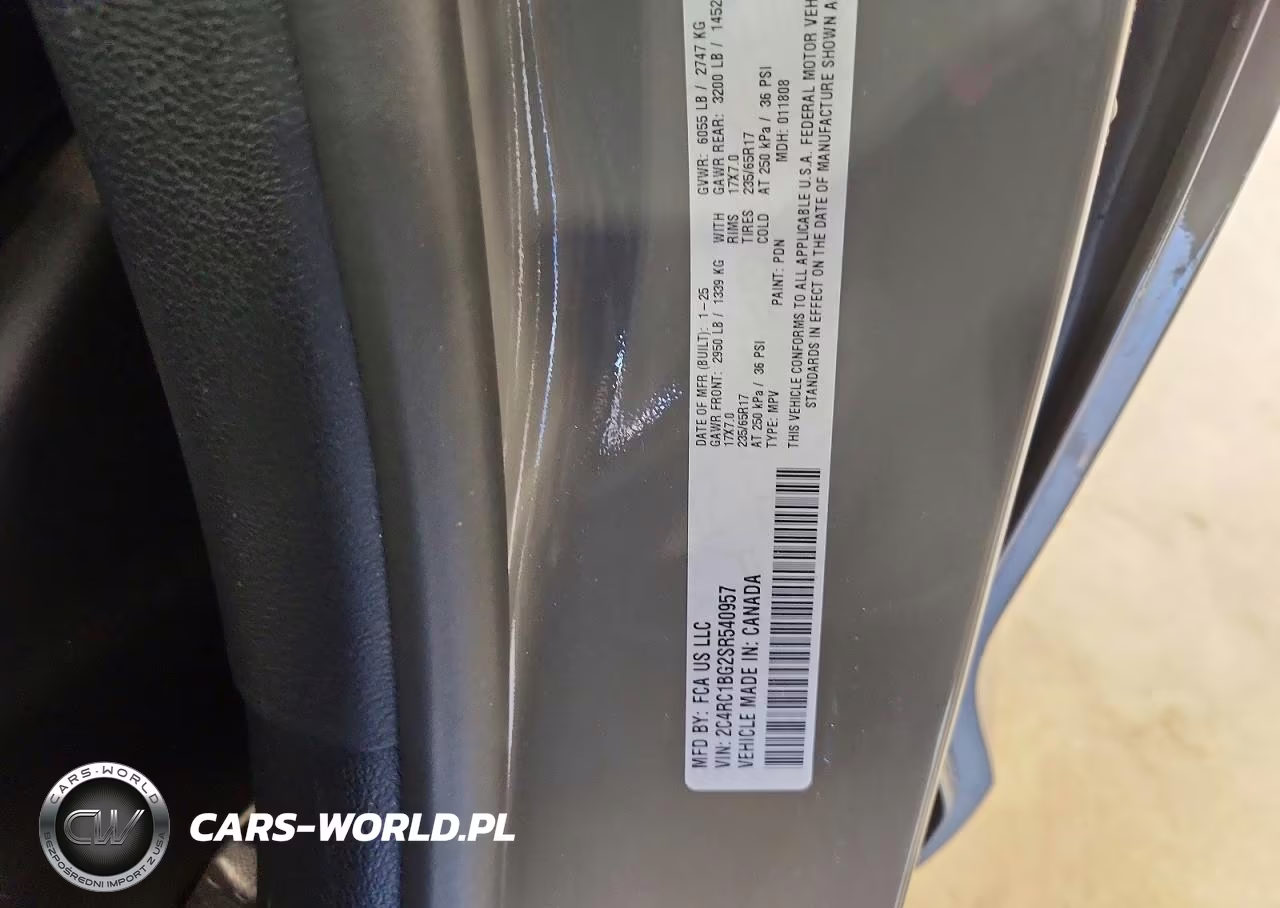 2025 Chrysler Pacifica Select VIN:2C4RC1BG2SR540957 - 13
