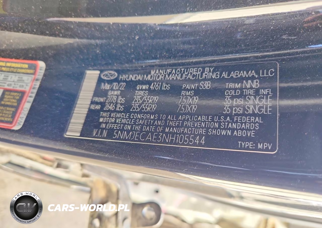 2022 Hyundai Tucson Limited VIN:5NMJECAE3NH105544 - 14