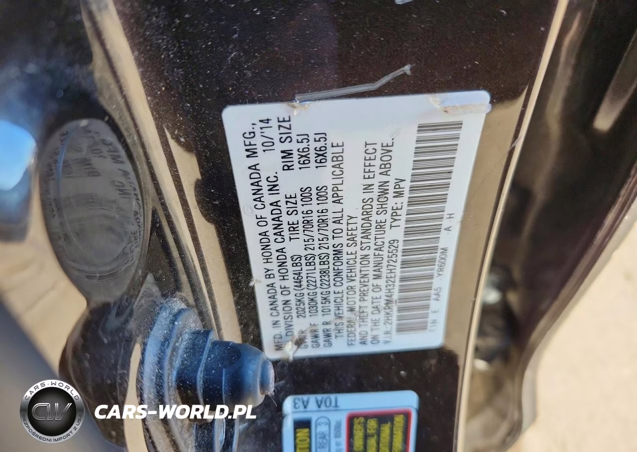 2014 Honda Cr-V Lx VIN:2HKRM4H32EH725529 - 12