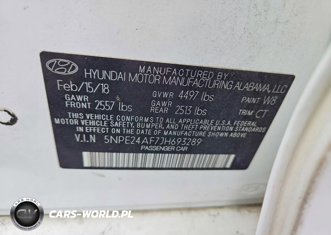2018 Hyundai Sonata Se VIN:5NPE24AF7JH693289 - 12