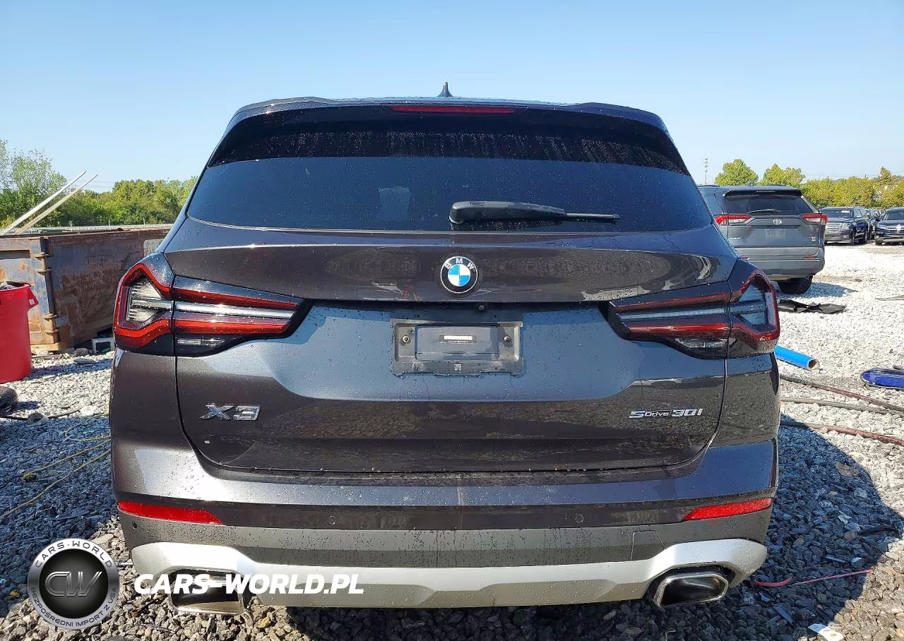 2022 BMW X3 Sdrive30I VIN:5UX43DP08N9K82413 - 6