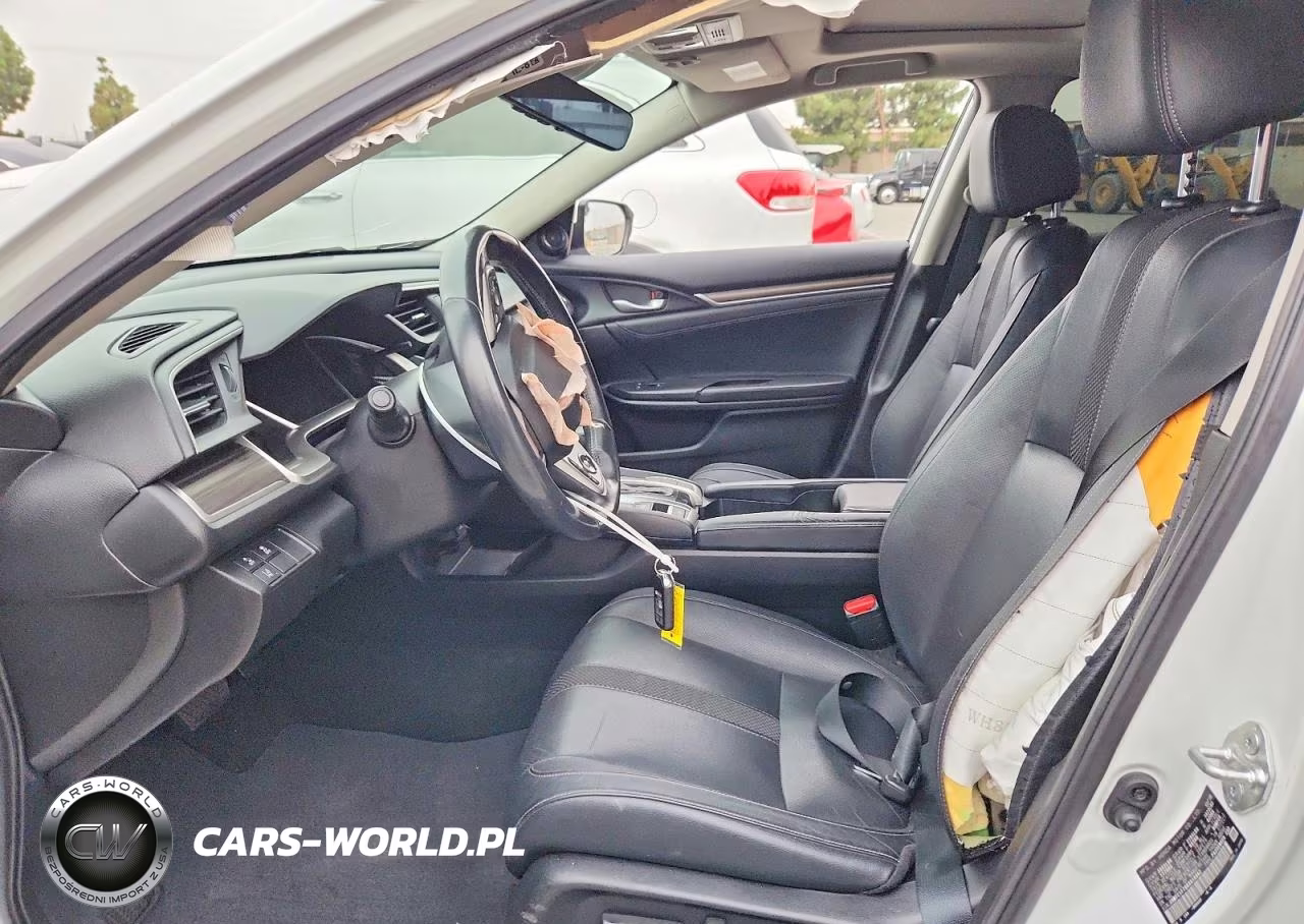 2019 Honda Civic Exl VIN:JHMFC1F78KX010862 - 7