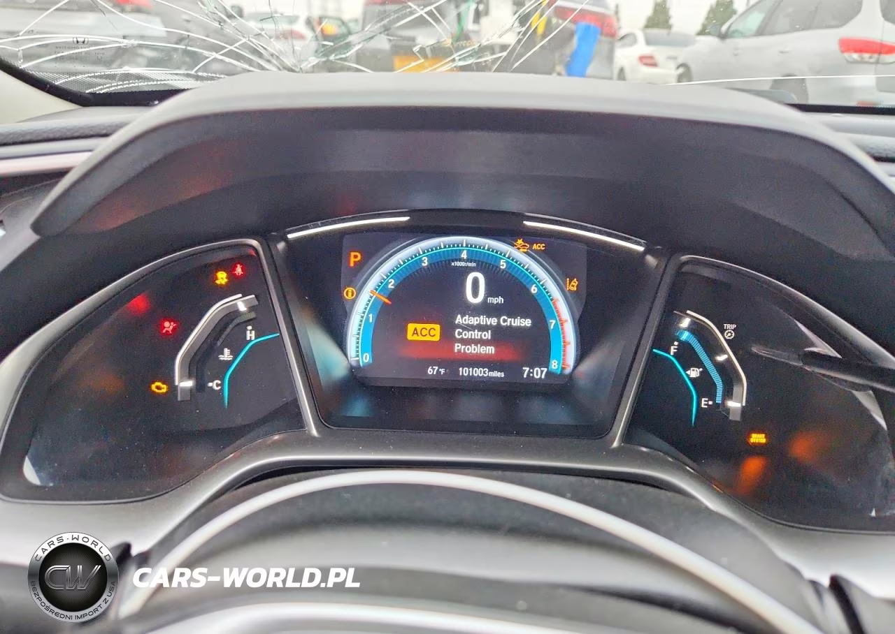 2019 Honda Civic Exl VIN:JHMFC1F78KX010862 - 9