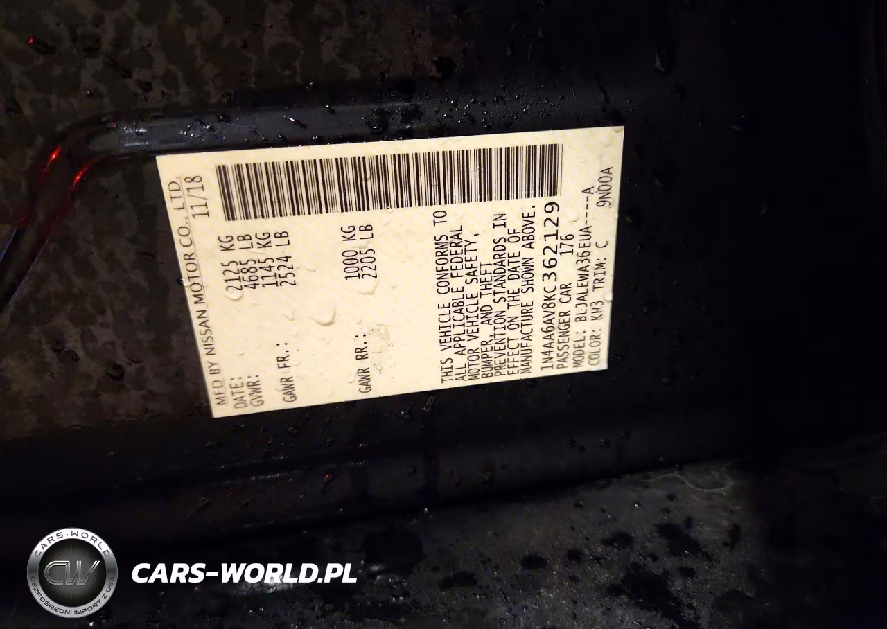 2019 Nissan Maxima 3.5 Sl VIN:1N4AA6AV8KC362129 - 12