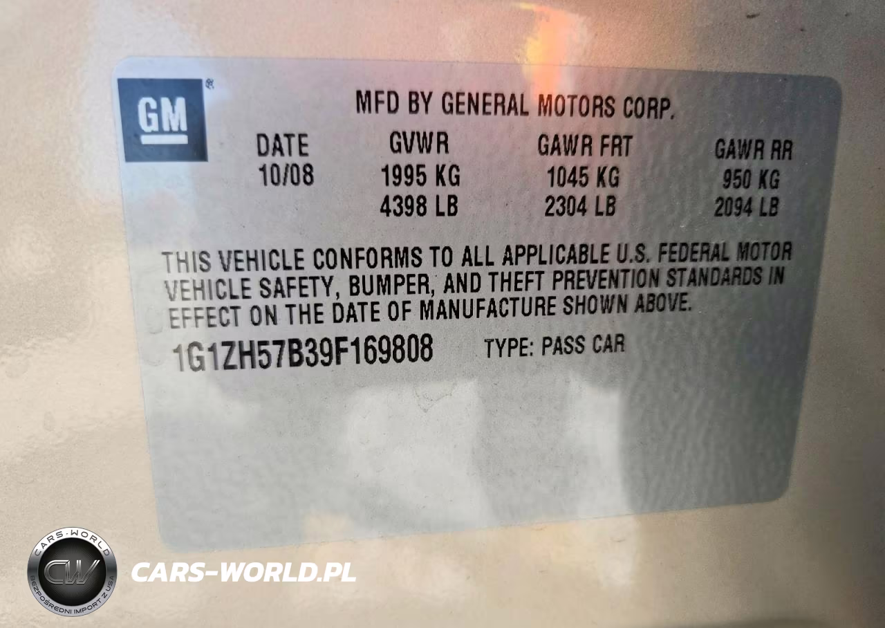 2009 Chevrolet Malibu 1Lt VIN:1G1ZH57B39F169808 - 12