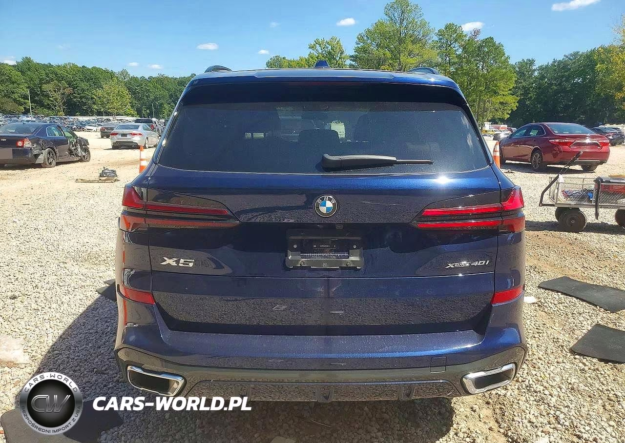 2024 BMW X5 xDrive40I VIN:5UX23EU05R9V38126 - 6