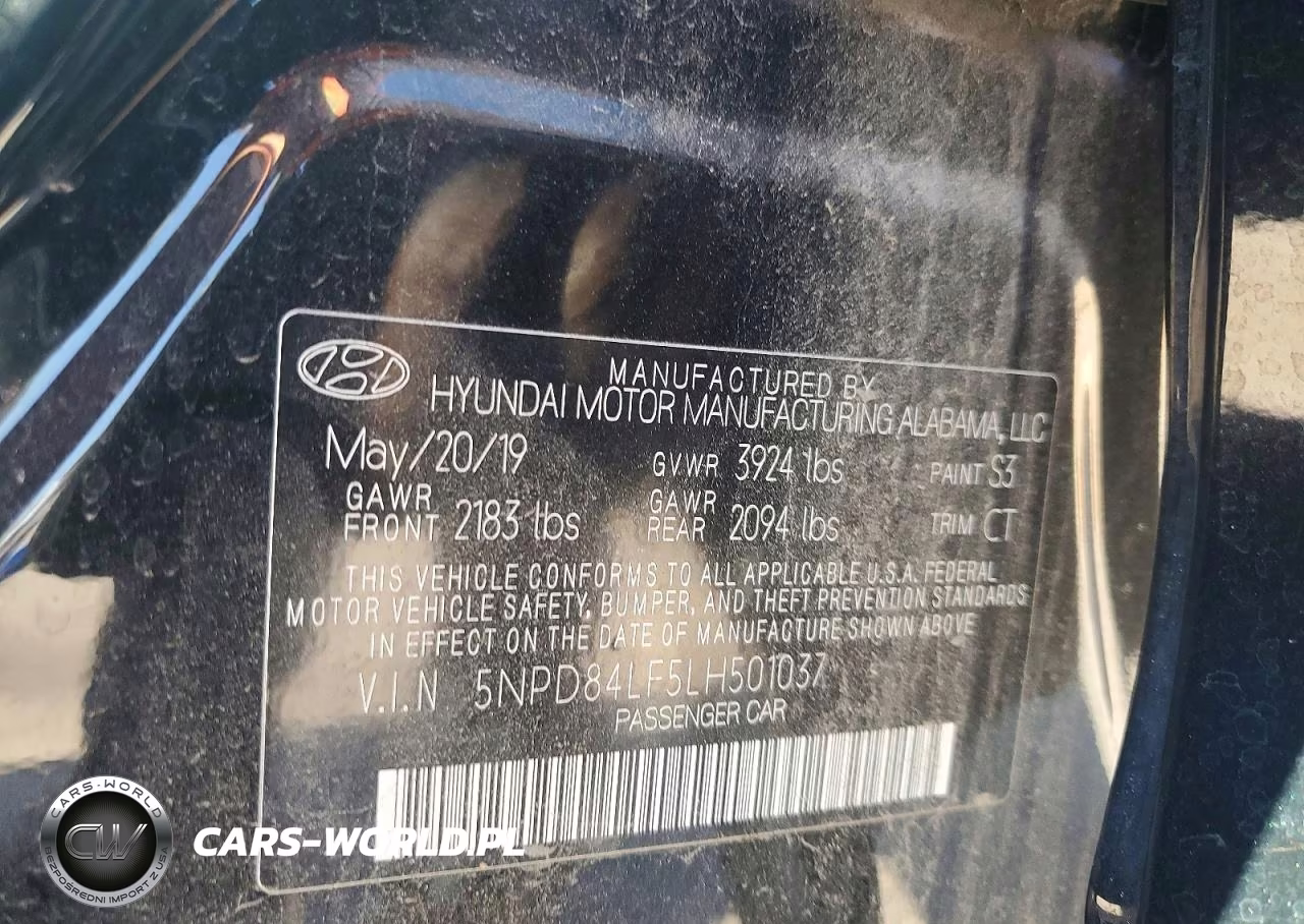 2020 Hyundai Elantra Sel VIN:5NPD84LF5LH501037 - 13