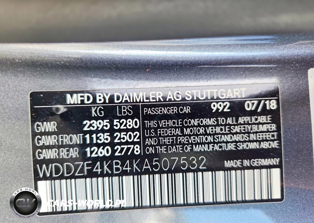2019 Mercedes-Benz E 300 4Matic VIN:WDDZF4KB4KA507532 - 12
