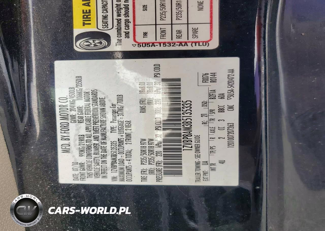 2011 Ford Mustang VIN:1ZVBP8AM3B5135335 - 12