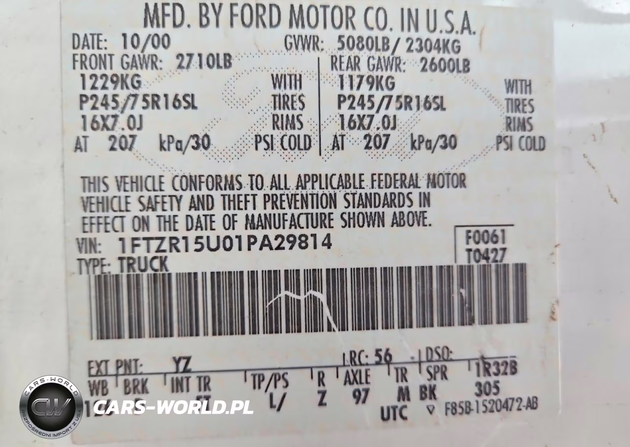 2001 Ford Ranger Super Cab VIN:1FTZR15U01PA29814 - 12