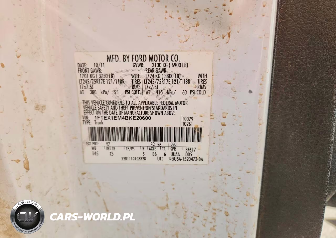 2011 Ford F150 Super Cab VIN:1FTEX1EM4BKE20600 - 12