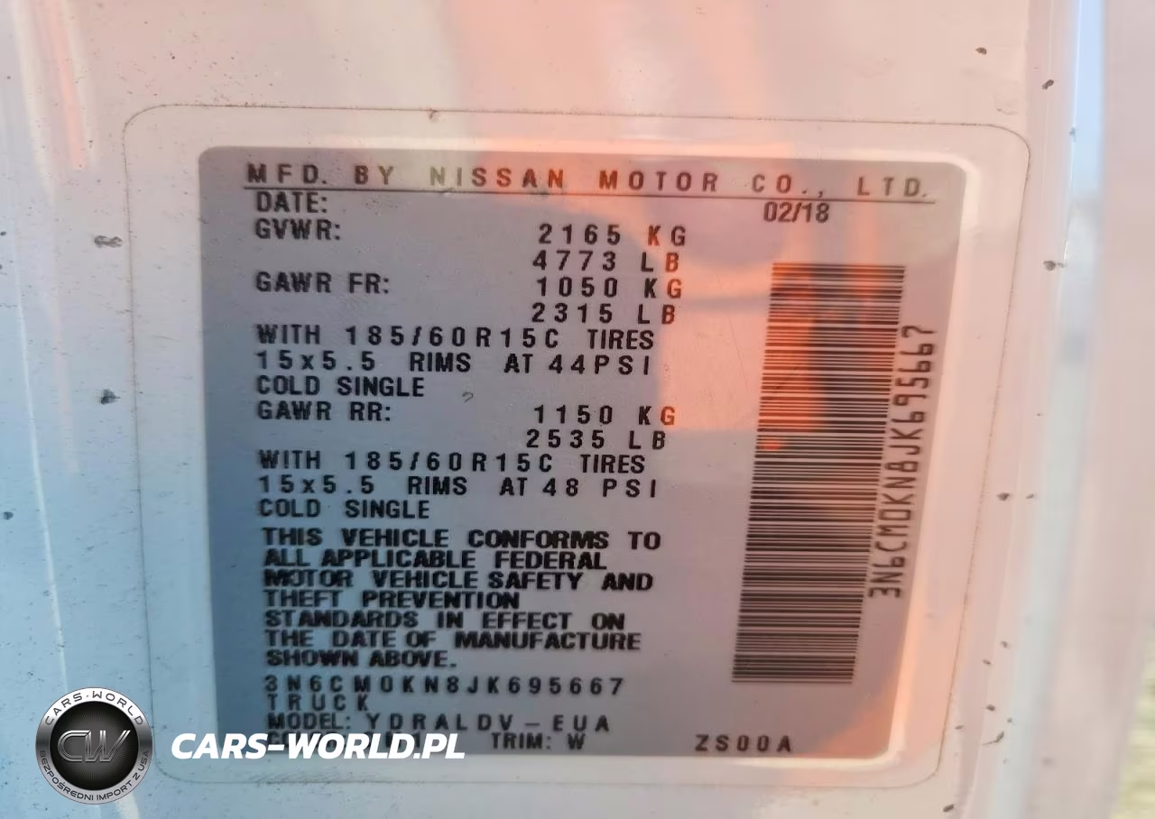2018 Nissan Nv200 S VIN:3N6CM0KN8JK695667 - 13