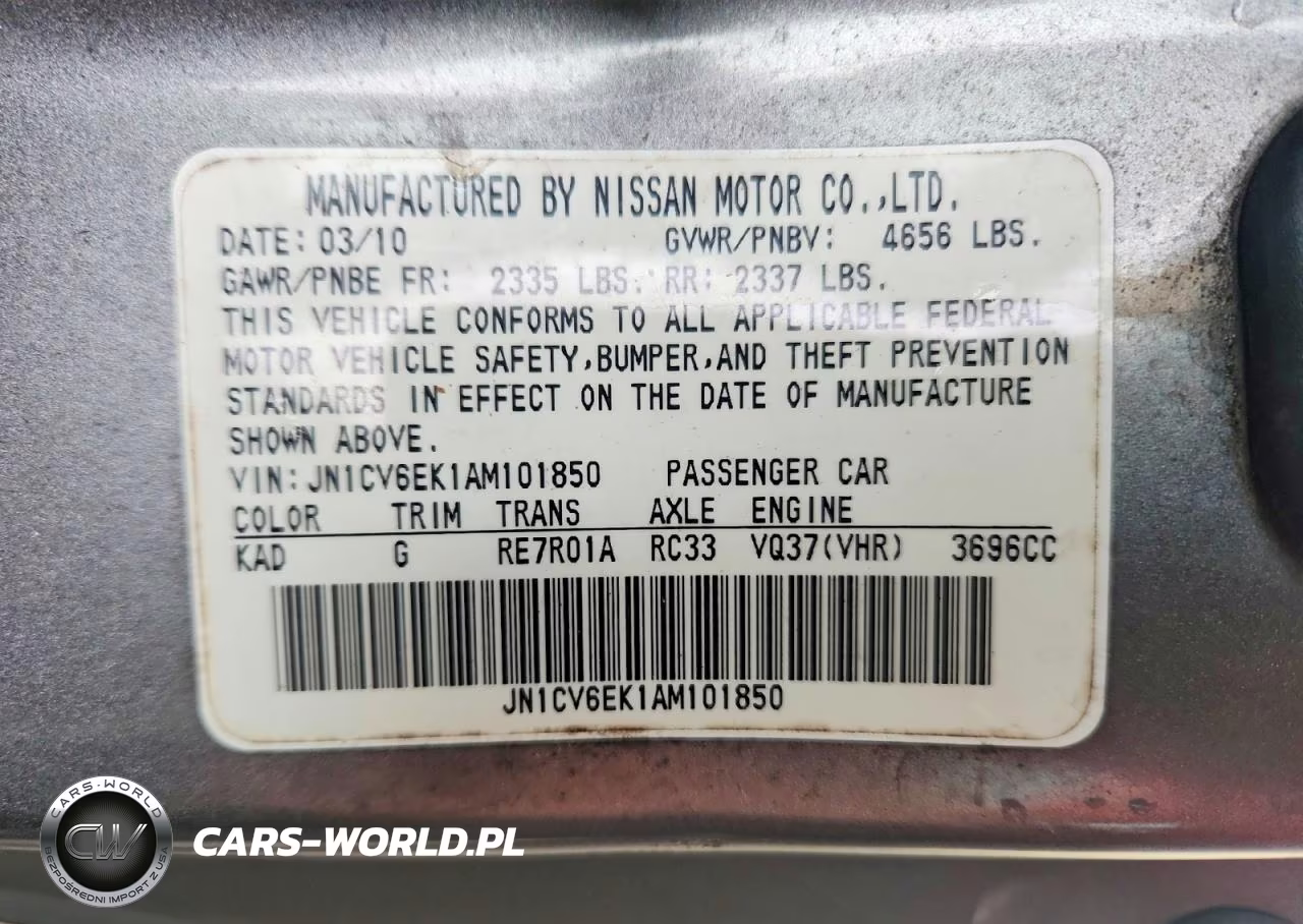 2010 Infiniti G37 Coupe Base VIN:JN1CV6EK1AM101850 - 12