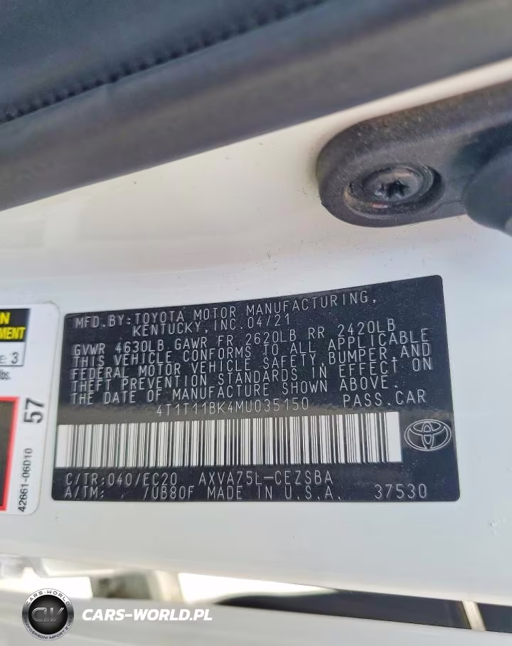 2021 Toyota Camry Se Nightshade VIN:4T1T11BK4MU035150 - 12