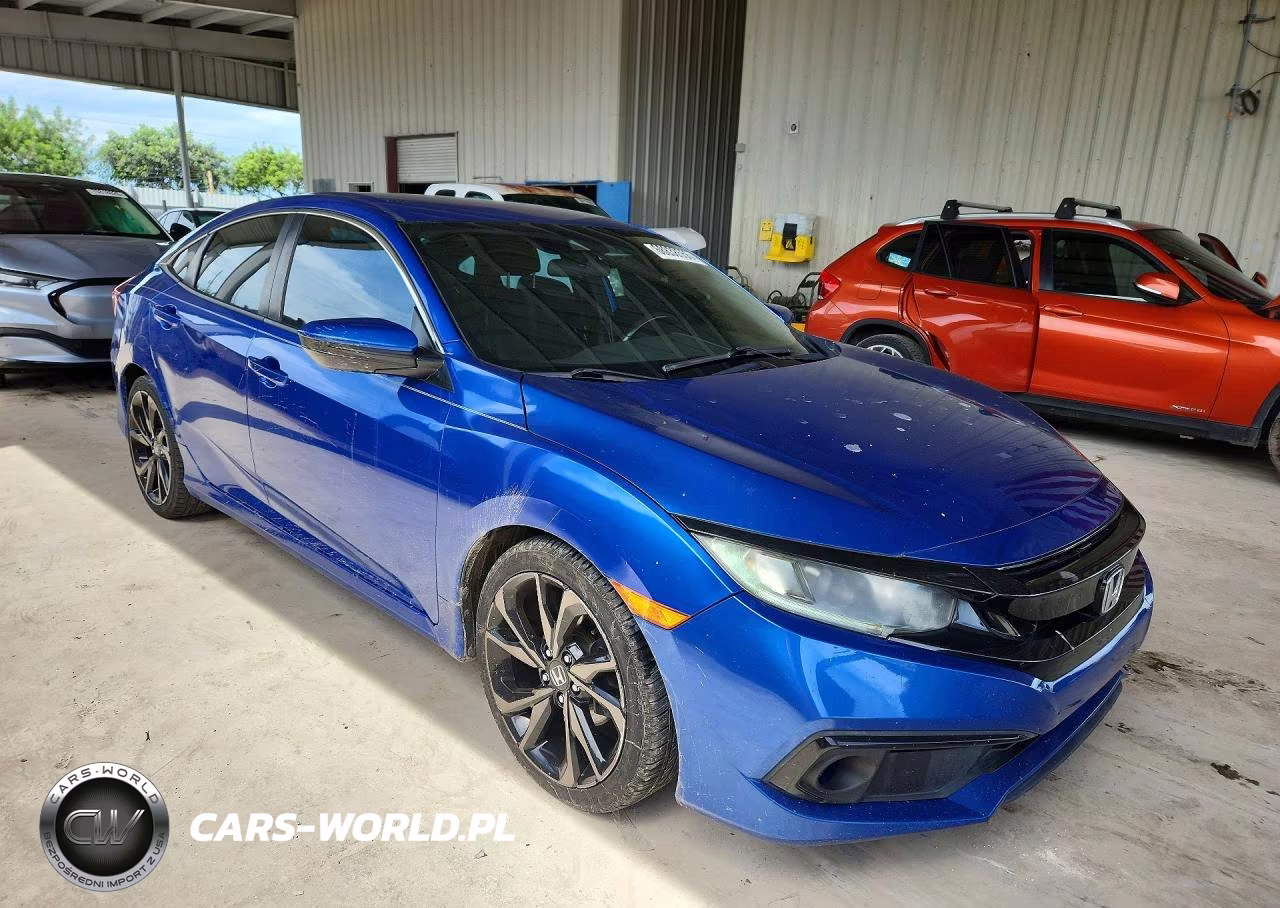 2019 Honda Civic Sport VIN:19XFC2F89KE005640 - 4