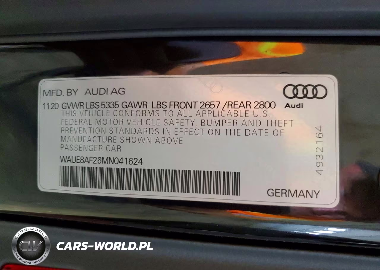 2021 Audi A6 Premium Plus VIN:WAUE8AF26MN041624 - 12