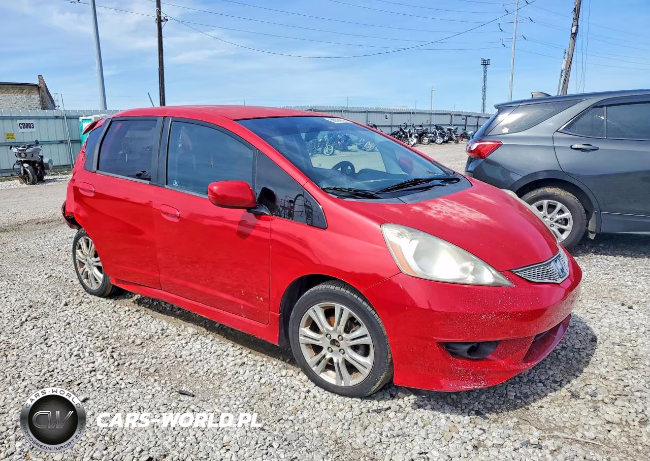 2009 Honda Fit Sport VIN:JHMGE88459S030214 - 4