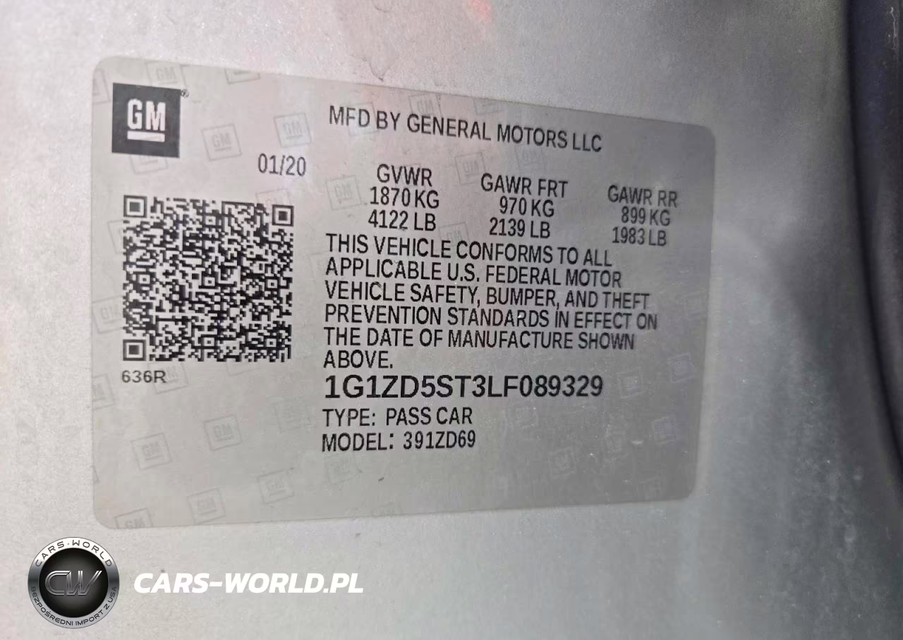 2020 Chevrolet Malibu Lt VIN:1G1ZD5ST3LF089329 - 12