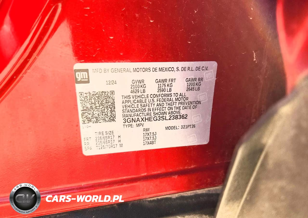 2025 Chevrolet Equinox Lt VIN:3GNAXHEG3SL238362 - 13