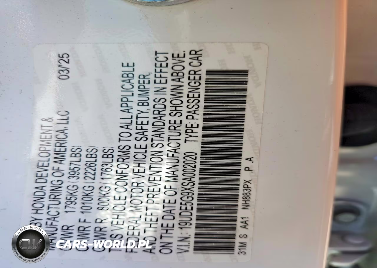 2025 Acura Integra Type S VIN:19UDE5G9XSA002020 - 12