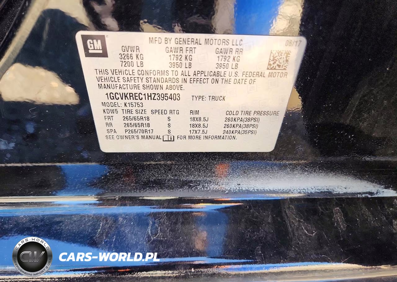 2017 Chevrolet Silverado K1500 Lt VIN:1GCVKREC1HZ395403 - 12