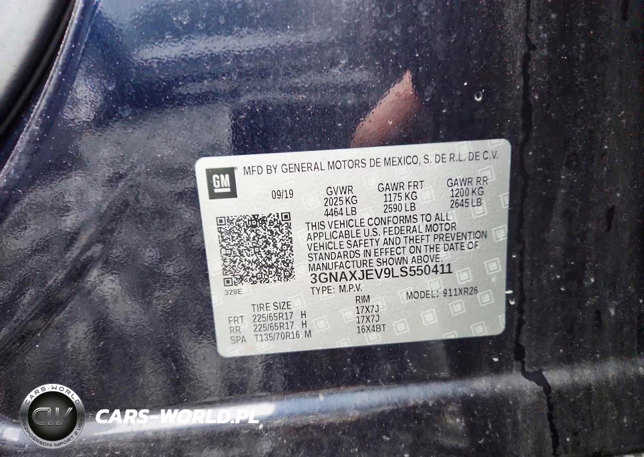 2020 Chevrolet Equinox Lt VIN:3GNAXJEV9LS550411 - 13