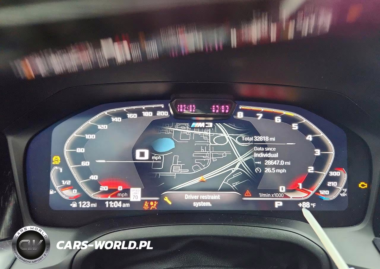 2021 BMW M3 Competition VIN:WBS33AY08MFL29359 - 9