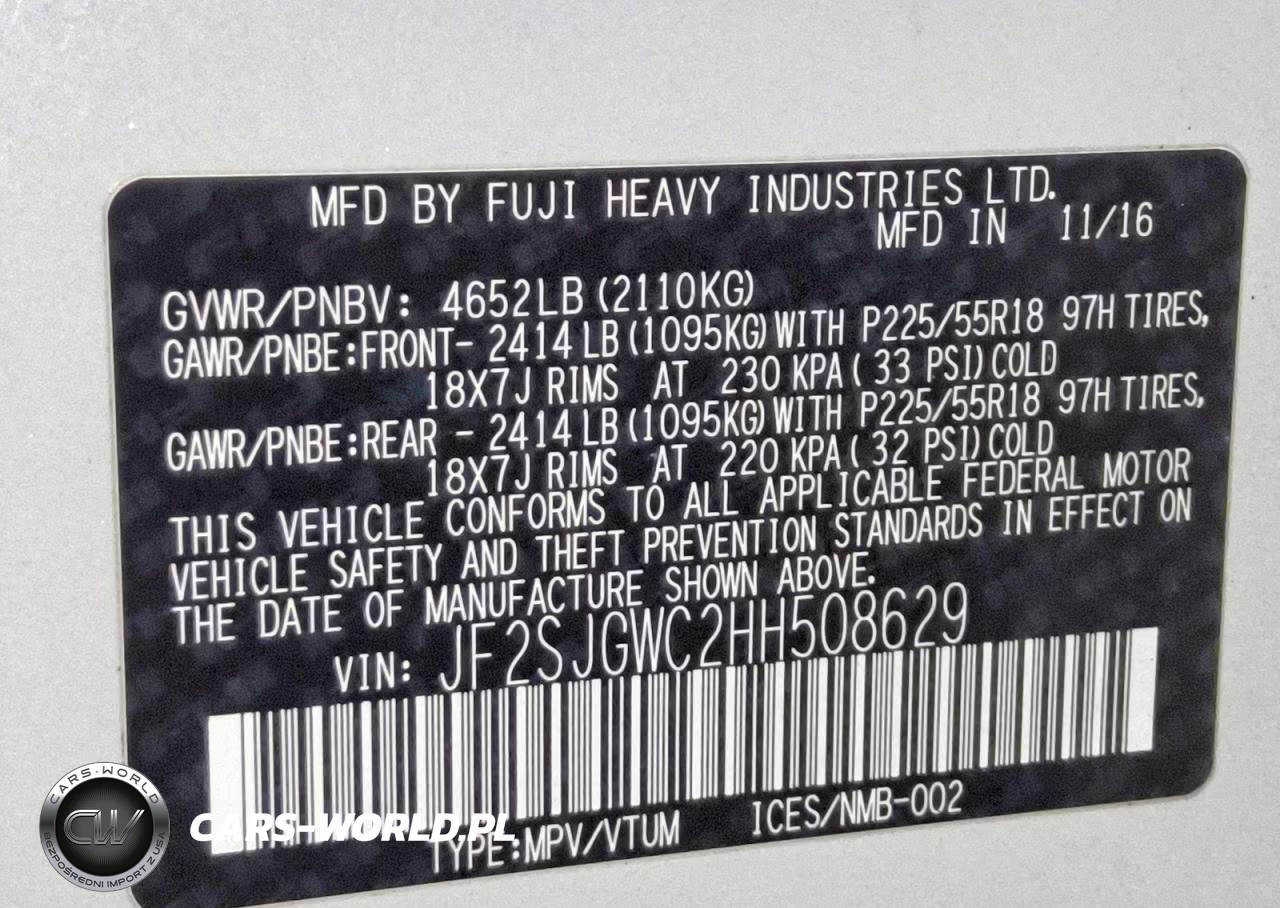 2017 Subaru Forester 2.0Xt Touring VIN:JF2SJGWC2HH508629 - 13