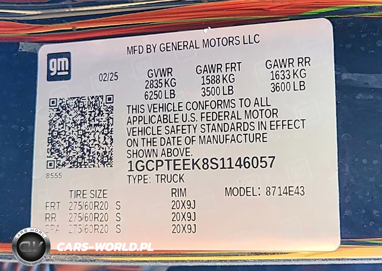 2025 Chevrolet Colorado Trail Boss VIN:1GCPTEEK8S1146057 - 12