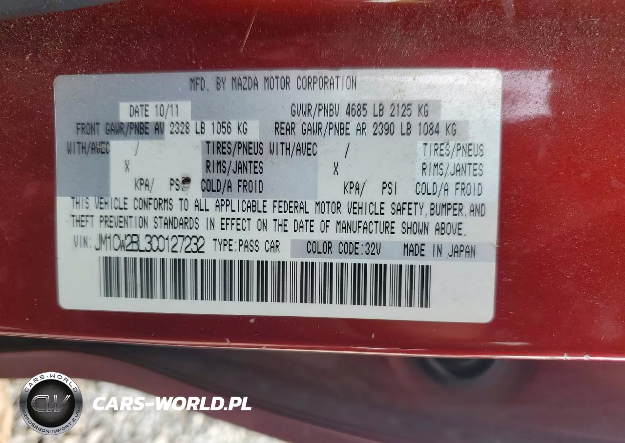 2012 Mazda 5 VIN:JM1CW2BL3C0127232 - 13