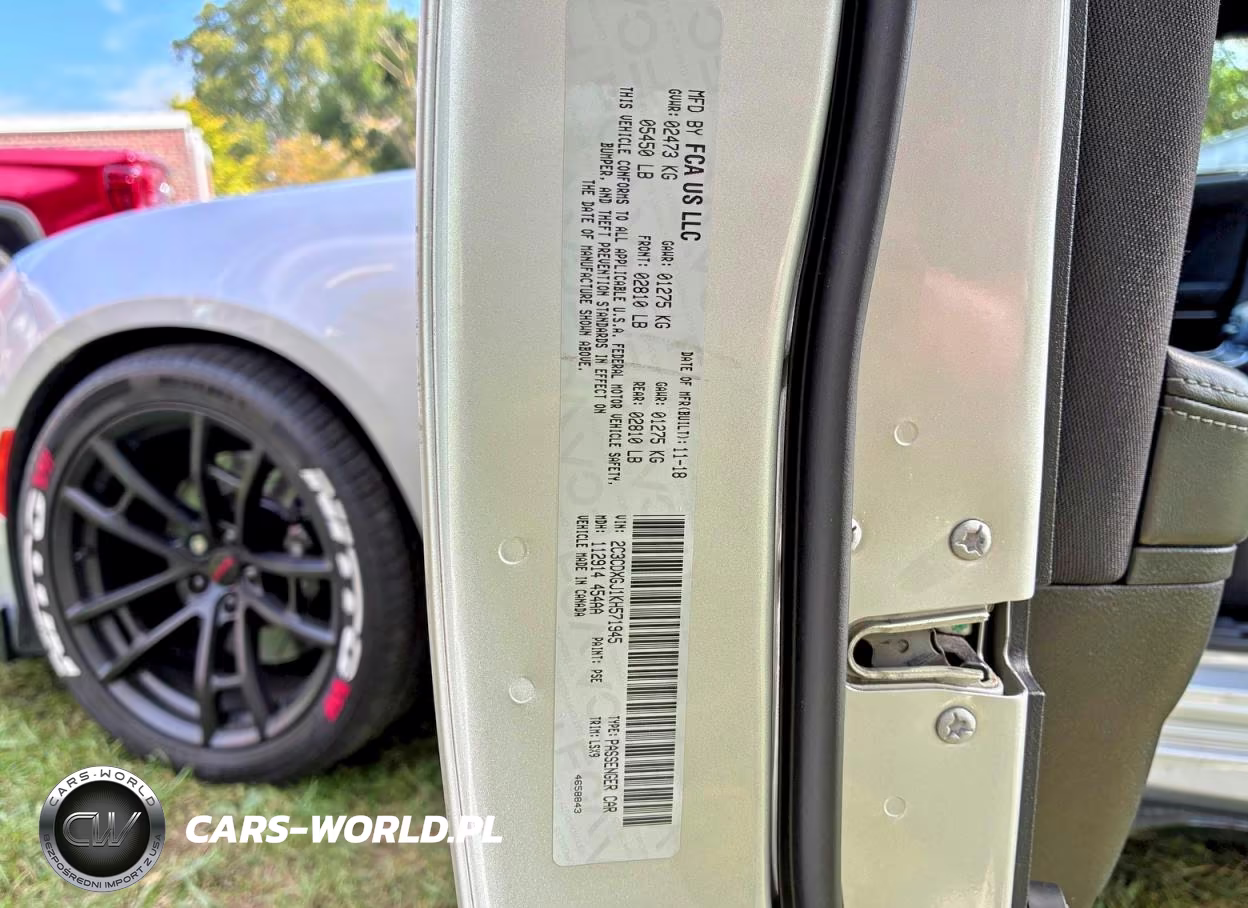 2019 Dodge Charger Scat Pack VIN:2C3CDXGJ1KH571945 - 10