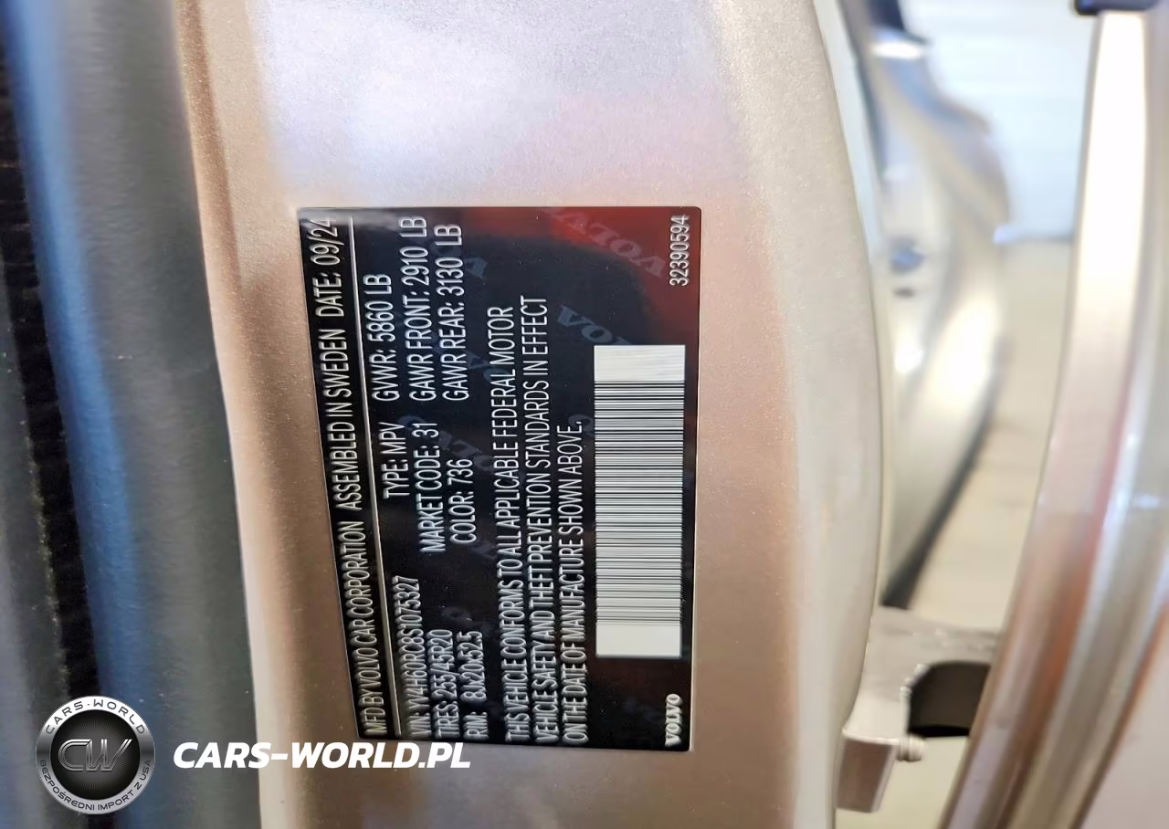 2025 Volvo Xc60 Plus VIN:YV4H60RC8S1075327 - 12