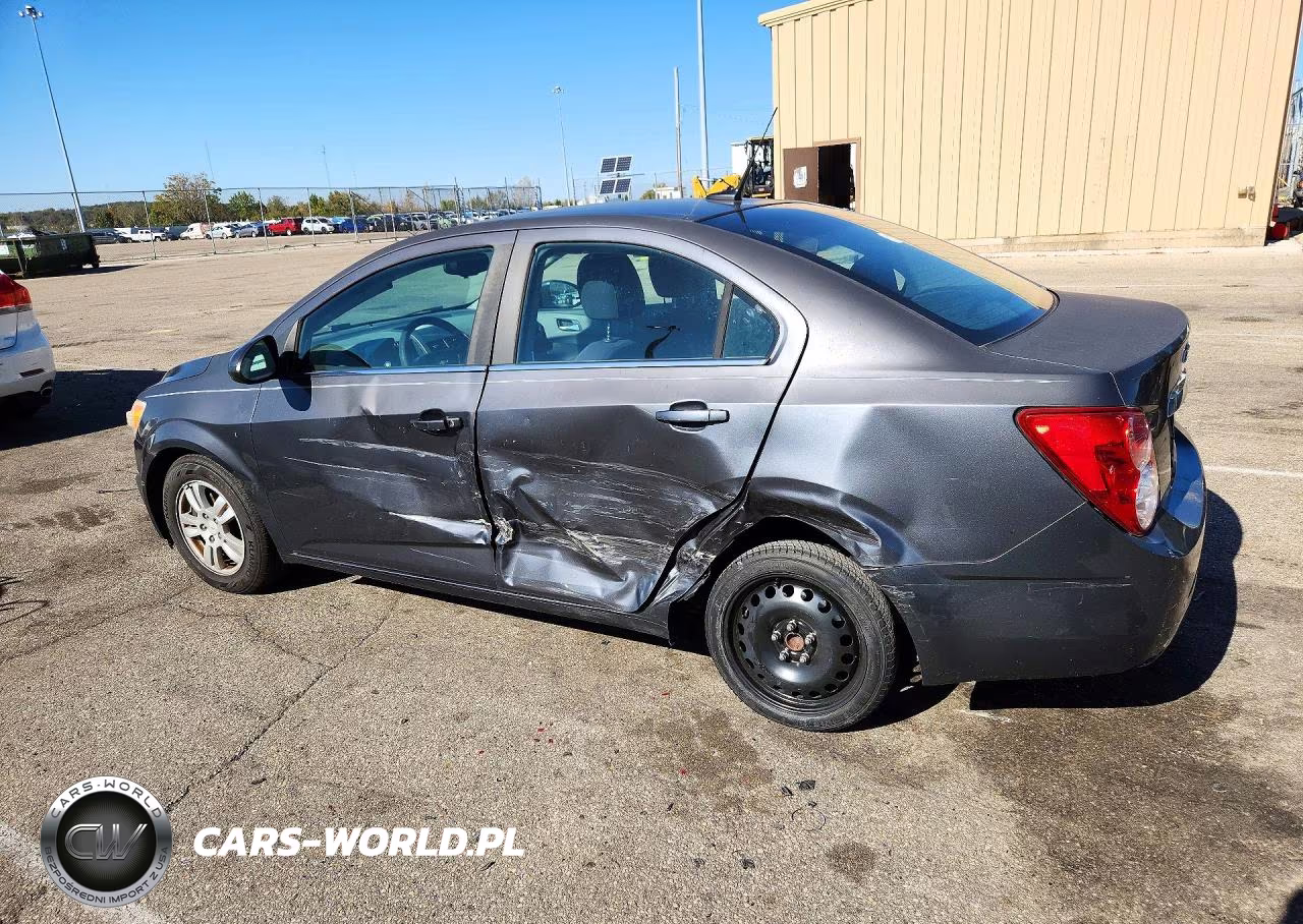 2012 Chevrolet Sonic Lt VIN:1G1JC5SH1C4168988 - 2