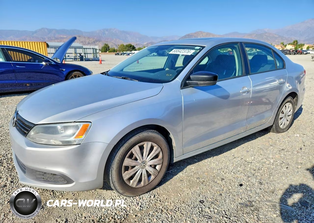 2012 Volkswagen Jetta Base VIN:3VW2K7AJ3CM347307 - 1