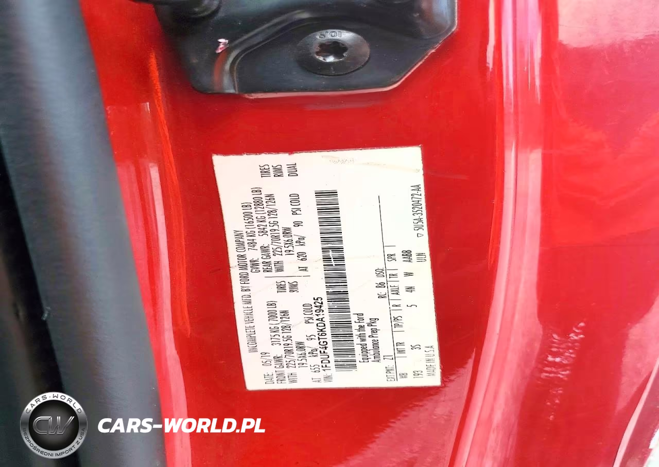 2019 Ford F450 Super Duty VIN:1FDUF4GT6KDA19425 - 13