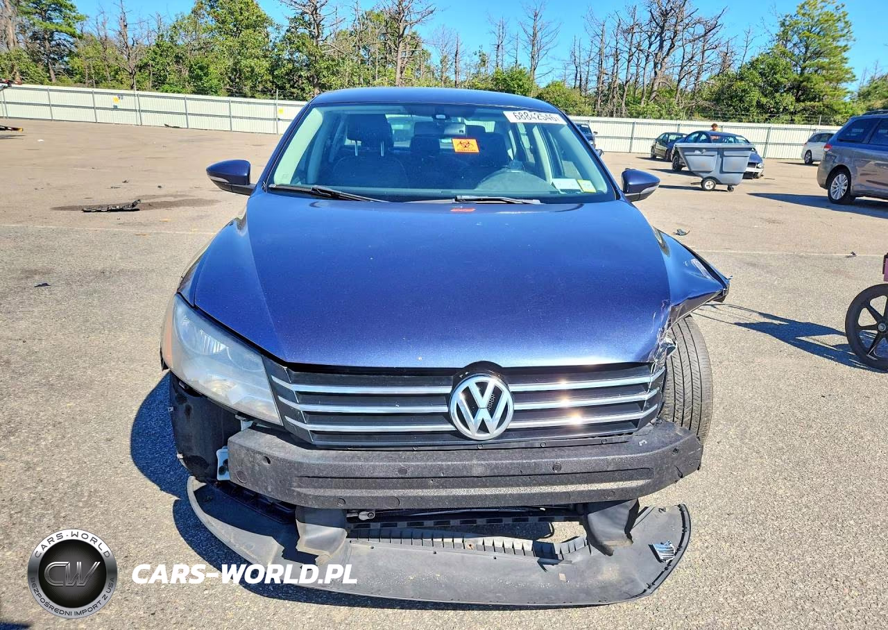 2012 Volkswagen Passat Se VIN:1VWBP7A35CC036546 - 5