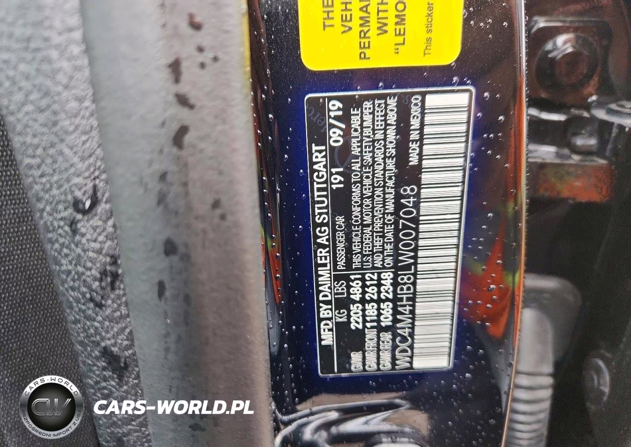 2020 Mercedes-Benz Glb 250 4Matic VIN:WDC4M4HB8LW007048 - 12