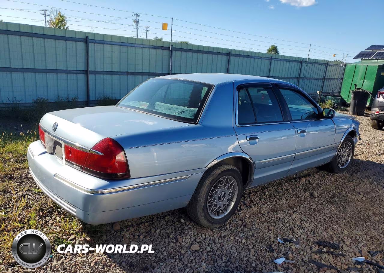 2000 Mercury Grand Marquis Gs VIN:2MEFM74W8YX683616 - 3