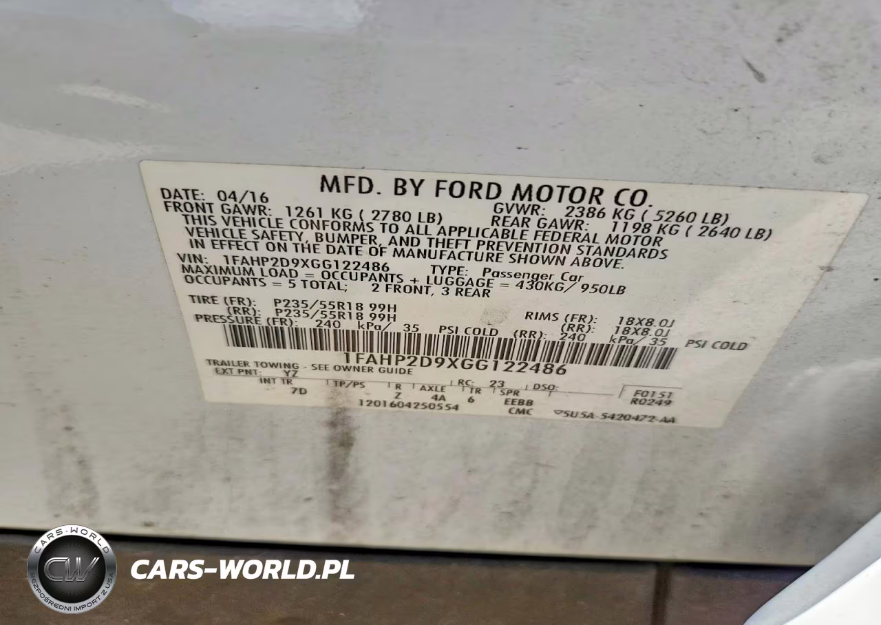 2016 Ford Taurus Se VIN:1FAHP2D9XGG122486 - 13